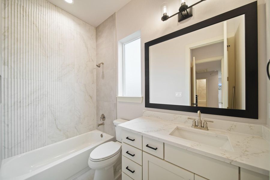 Furnished interior view inside a new home in , Houston (Image 32).