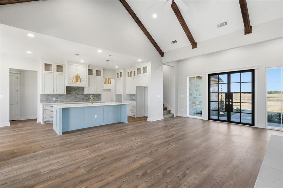 Furnished interior view inside a new home in , China Spring (Image 5).
