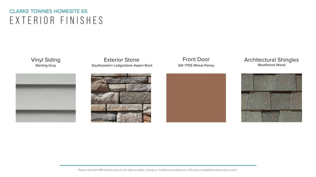 Sample of building materials used in homes in Clarke Townes, Anderson (Image 32).