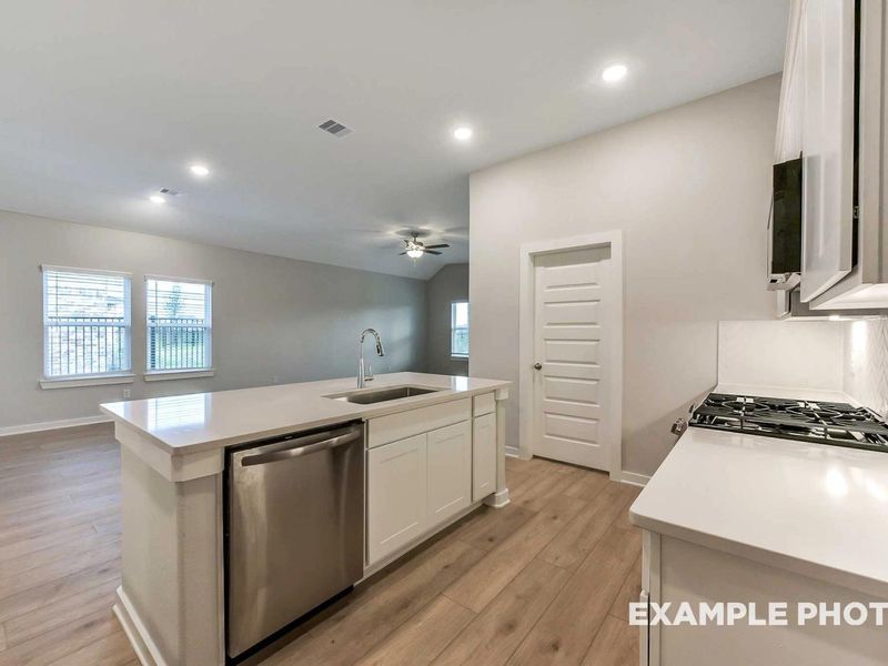 Furnished interior view inside a new home in Enclave at Newport, Crosby (Image 4).