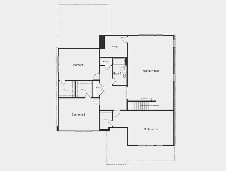 2D floor plan layout for the Plan 3556 by KB Home in Sierra Vista at Kelly Ranch, Aledo, TX (Image 2). 2D floor plan layout for the Plan 3556 by KB Home in Sierra Vista at Kelly Ranch, Aledo, TX (Image 2).