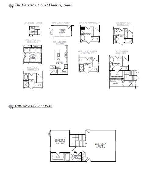 2D floor plan layout of this home in Waterford Commons, Rock Hill, SC (Image 3). 2D floor plan layout of this home in Waterford Commons, Rock Hill, SC (Image 3).