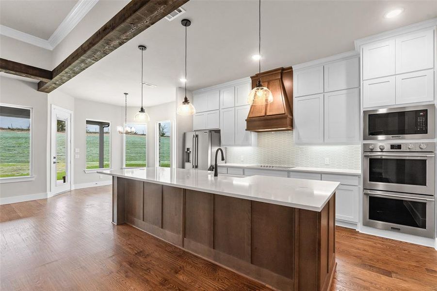 Furnished interior in a model home at King Crossing Estates in Van Alstyne (Image 5).