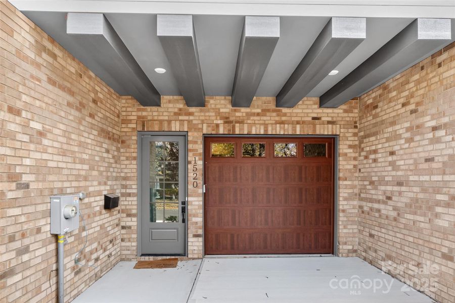 Exterior details and patio area of a home in , Charlotte (Image 20).