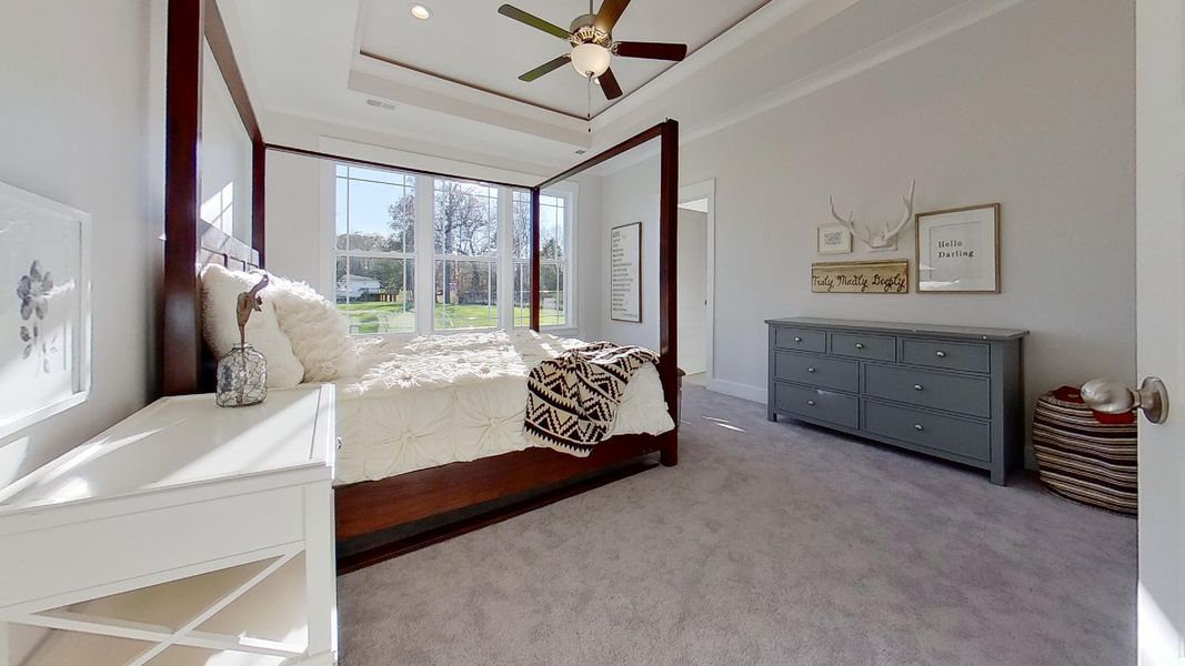 Representative furnished interior of a home built from the Addington by Enchanted Homes in Ballentine Ridge, Lyman (Image 6).