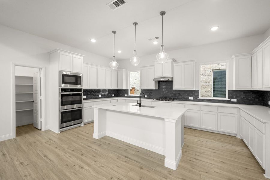 Furnished interior view inside a new home in Creekview Meadows, Pilot Point (Image 5). Furnished interior view inside a new home in Creekview Meadows, Pilot Point (Image 5).
