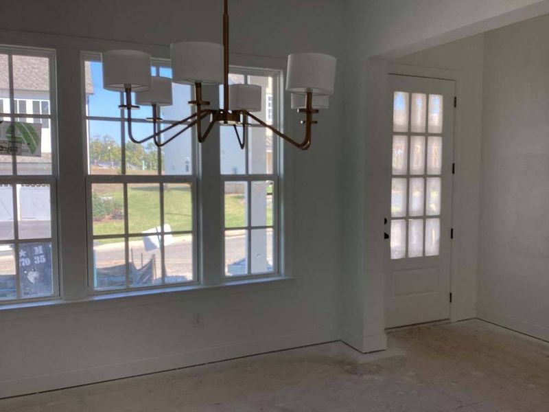 Dining Room Construction Progress