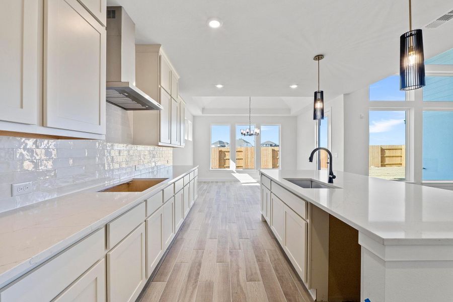 Furnished interior view inside a new home in Lariat, Liberty Hill (Image 7).