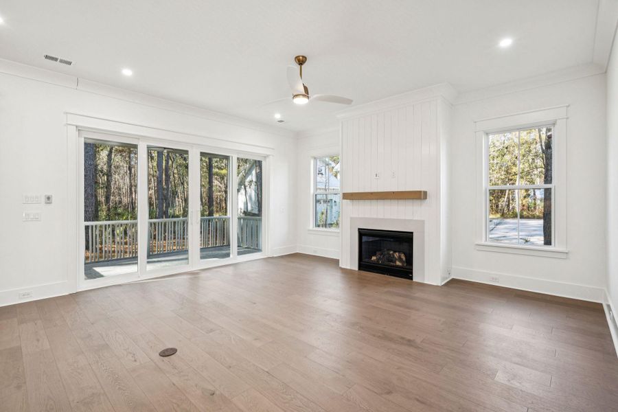 Spacious, unfurnished interior of a new home in , Awendaw (Image 25).