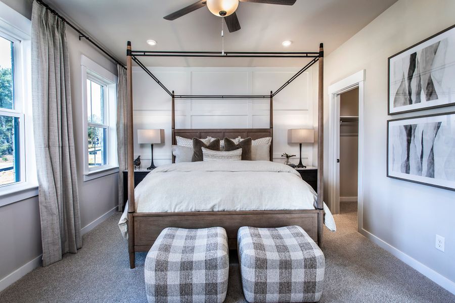 Furnished interior view inside a new home in The Groves at Myrtle, Roswell (Image 13).