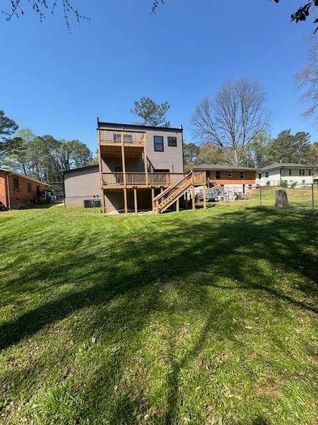 Exterior details and patio area of a home in , Atlanta (Image 3).
