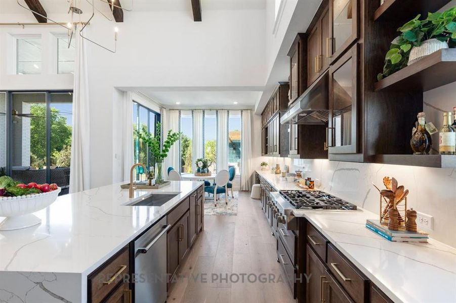 Furnished interior view inside a new home in The Parks at Wilson Creek, Celina (Image 4).
