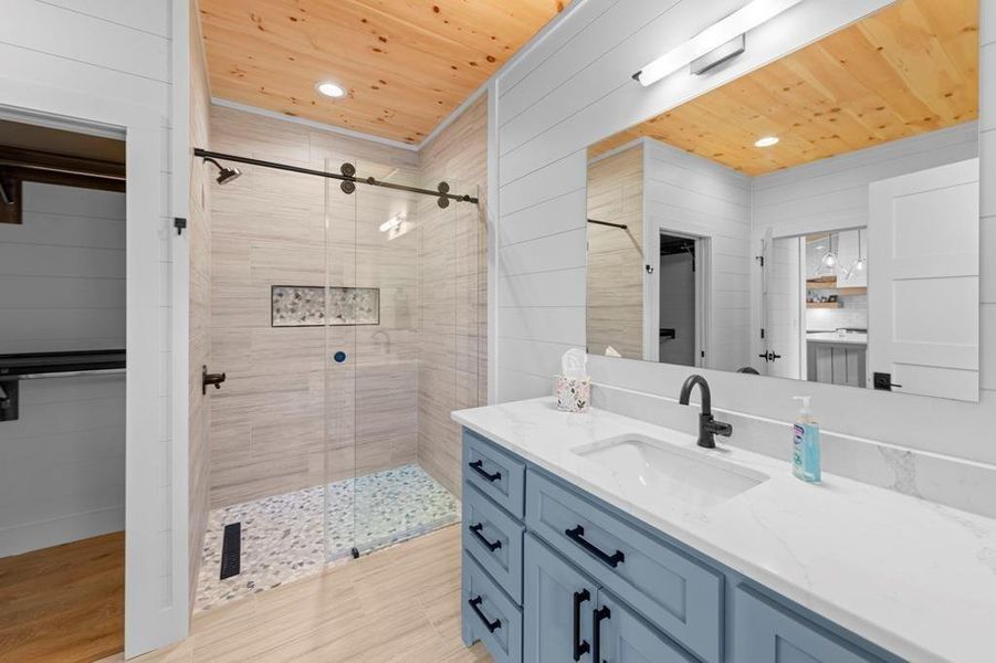 Furnished interior view inside a new home in , Blue Ridge (Image 8).