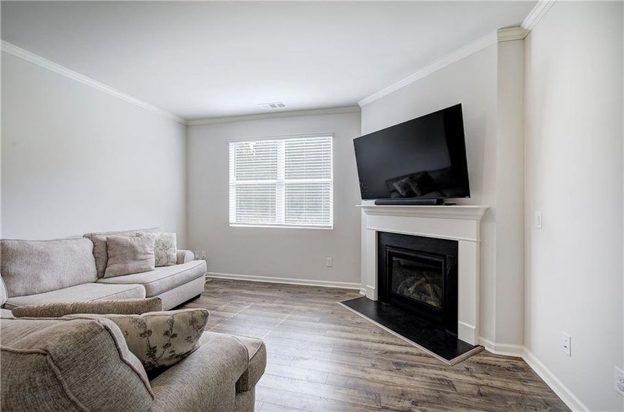 Furnished interior view inside a new home in , Cartersville (Image 40).