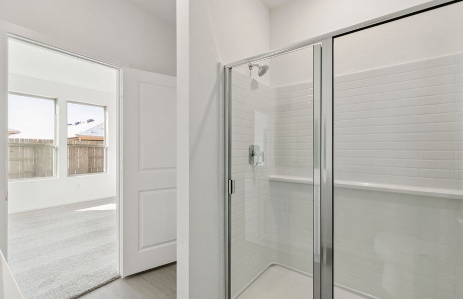 Furnished interior view inside a new home in Mavera, Conroe (Image 9).