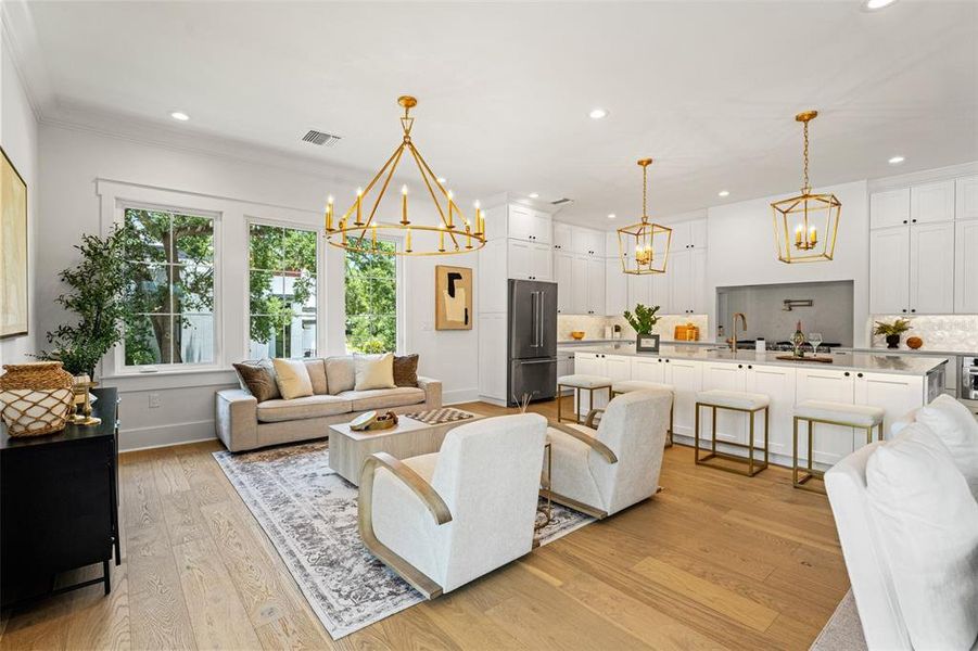 Furnished interior view inside a new home in , Tampa (Image 28). Furnished interior view inside a new home in , Tampa (Image 28).