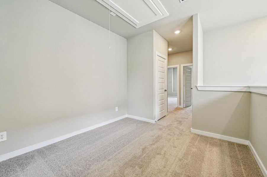 Photo is not of the actual home, but is an inspirational photo of builder’s model home and may depict options, furnishings, and/or decorator features that are not included