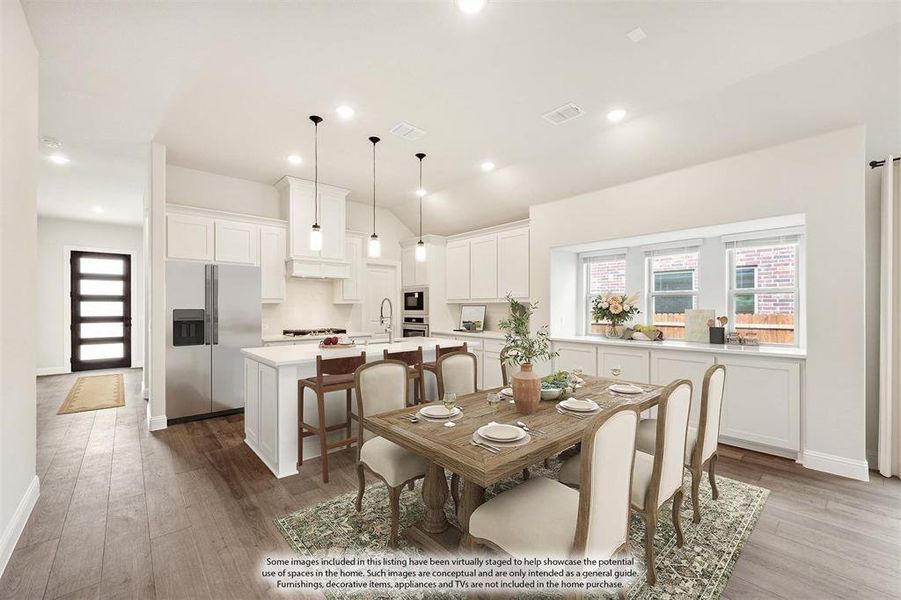 Furnished interior view inside a new home in Parks of Aledo, Aledo (Image 14).