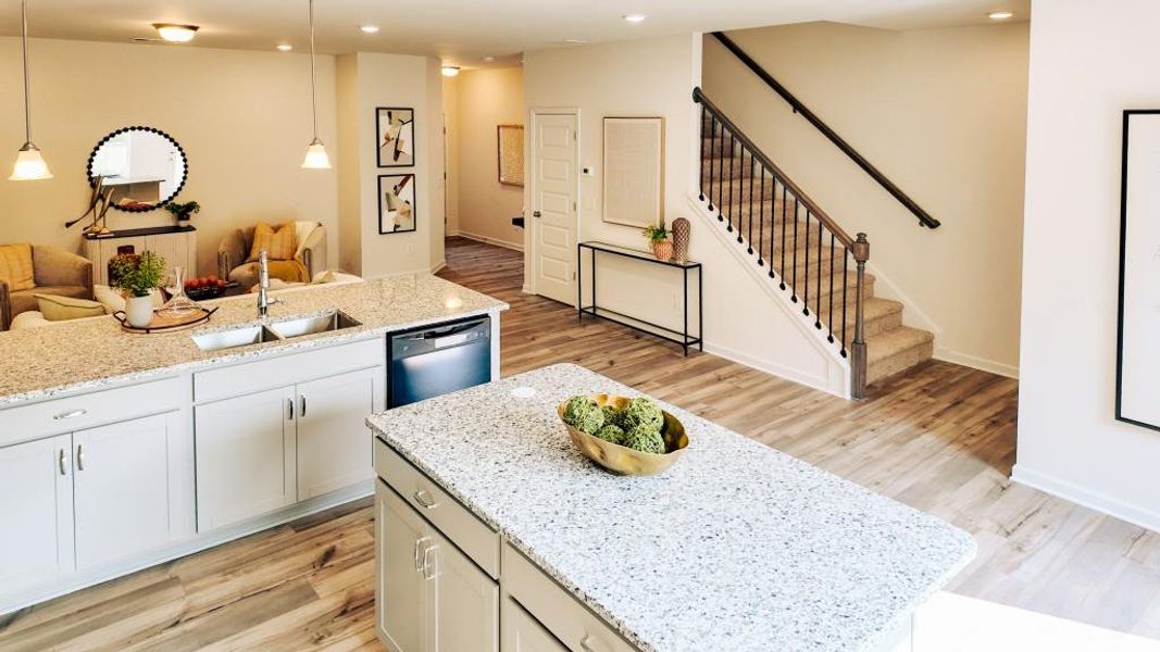 Furnished interior view inside a new home in Sterling At The Villages, Calhoun (Image 3).