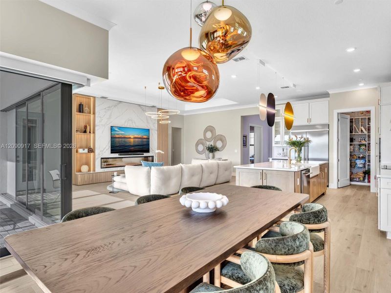 Furnished interior view inside a new home in , Davie (Image 13).