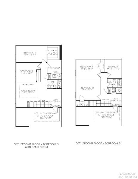 2D floor plan layout of this home in The Courtyards at Oak Grove, Durham, NC (Image 24).