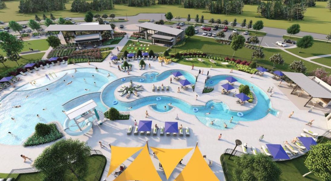 Community resort-style pool for relaxing and fun.