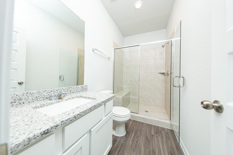 Furnished interior view inside a new home in River's Edge, Conroe (Image 5). Furnished interior view inside a new home in River's Edge, Conroe (Image 5).