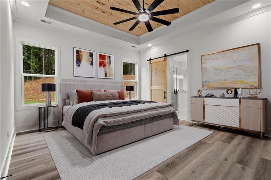 Furnished interior view inside a new home in , Jasper (Image 26).