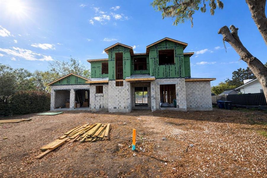 In-progress construction of a new home in , Winter Park, FL (Image 16). In-progress construction of a new home in , Winter Park, FL (Image 16).