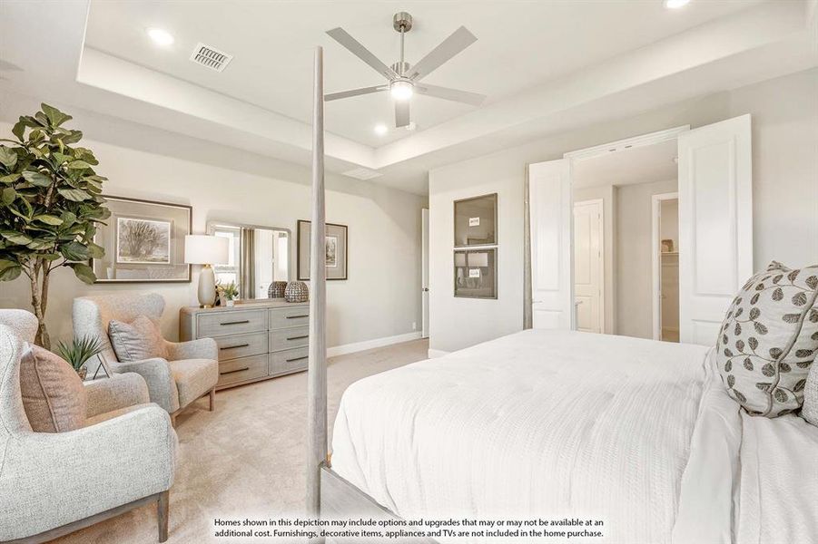 Furnished interior view inside a new home in Sutton Fields, Celina (Image 19).