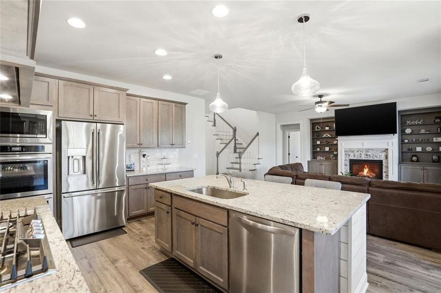 Furnished interior view inside a new home in Calgary Downs, Winder (Image 30).
