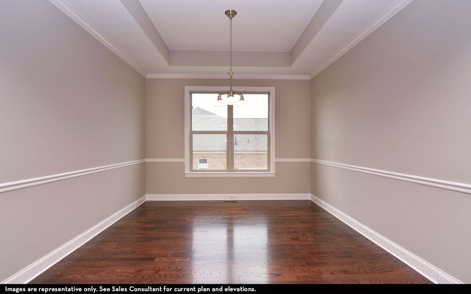 Representative unfurnished interior of a home built from the Danbury IV by CastleRock Communities in Belvoir, Fairview (Image 15).