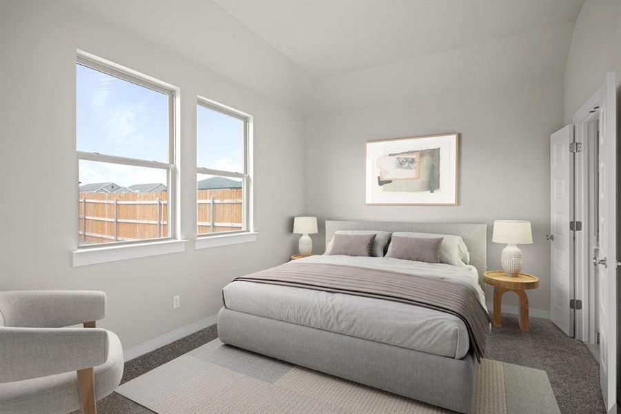 Primary Suite in the Birch home plan by Trophy Signature Homes – REPRESENTATIVE PHOTO Primary Suite in the Birch home plan by Trophy Signature Homes – REPRESENTATIVE PHOTO