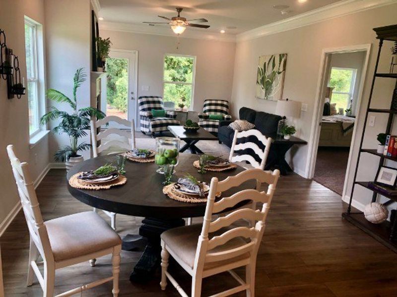 Furnished interior view inside a new home in Cantigny Park, Clarksville (Image 4).