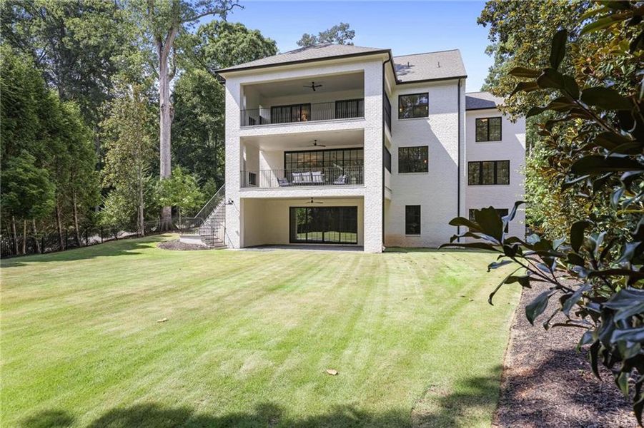 Front exterior of a new home in , Atlanta, GA, highlighting curb appeal (Image 21).