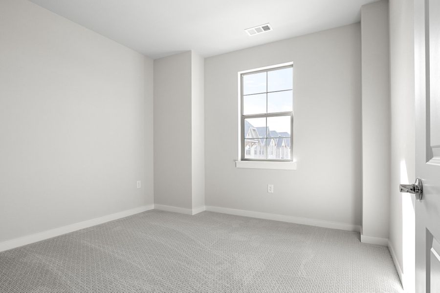 Spacious, unfurnished interior of a new home in The Tribute, The Colony (Image 34). Spacious, unfurnished interior of a new home in The Tribute, The Colony (Image 34).