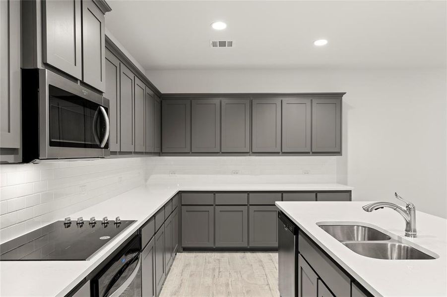 Furnished interior view inside a new home in Mercer Meadows, Royse City (Image 13). Furnished interior view inside a new home in Mercer Meadows, Royse City (Image 13).