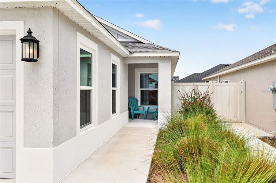 Exterior details and patio area of a home in , The Villages (Image 24).