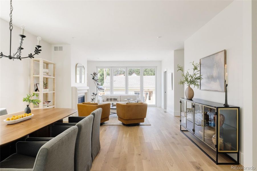 Furnished interior view inside a new home in , Denver (Image 16). Furnished interior view inside a new home in , Denver (Image 16).