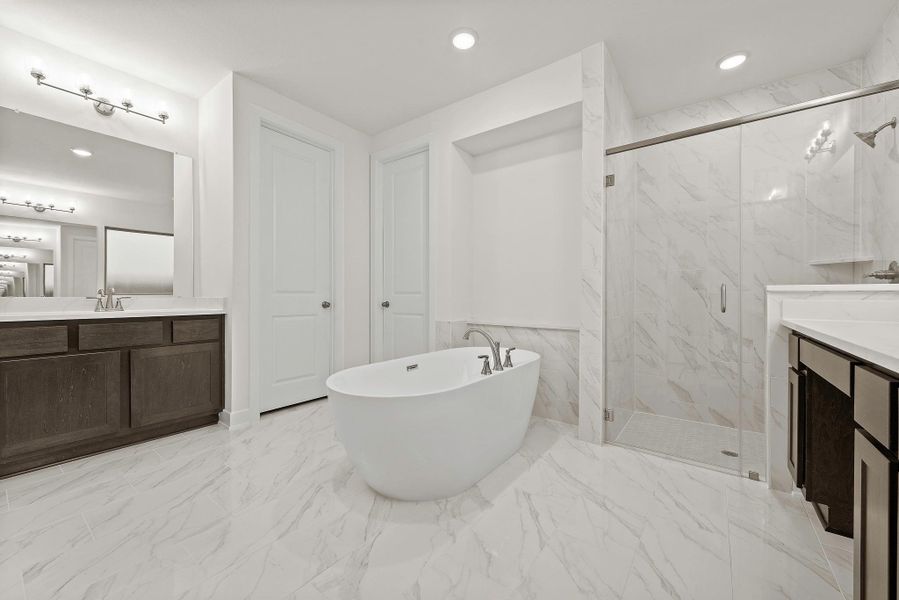 Furnished interior view inside a new home in Nolina - 60', Georgetown (Image 8).