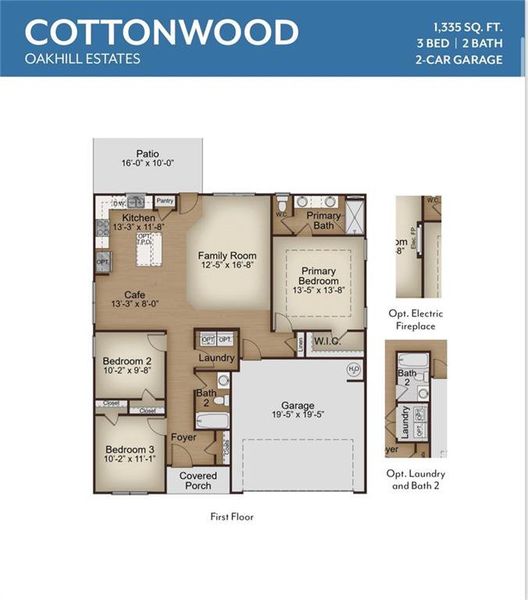 2D floor plan layout of this home in Oakhill Estates, Adairsville, GA (Image 3). 2D floor plan layout of this home in Oakhill Estates, Adairsville, GA (Image 3).