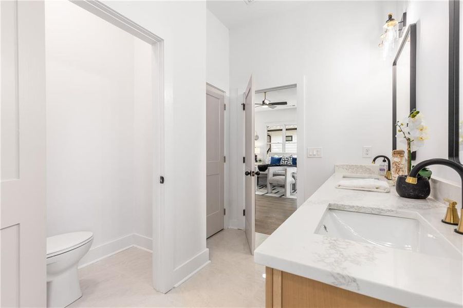 Furnished interior view inside a new home in , Atlanta (Image 5). Furnished interior view inside a new home in , Atlanta (Image 5).