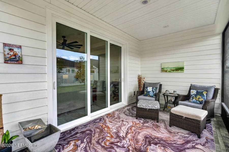 Exterior details and patio area of a home in , Palm Coast (Image 4).