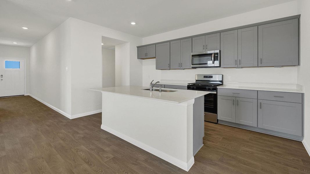 Furnished interior view inside a new home in Paramount, Kyle (Image 6).
