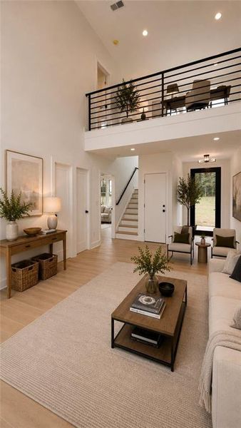 Furnished interior view inside a new home in , Atlanta (Image 7).