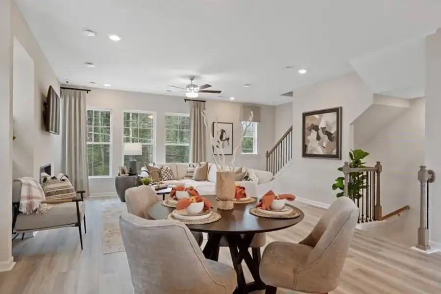 Furnished interior view inside a new home in Dreycott, Lawrenceville (Image 7).