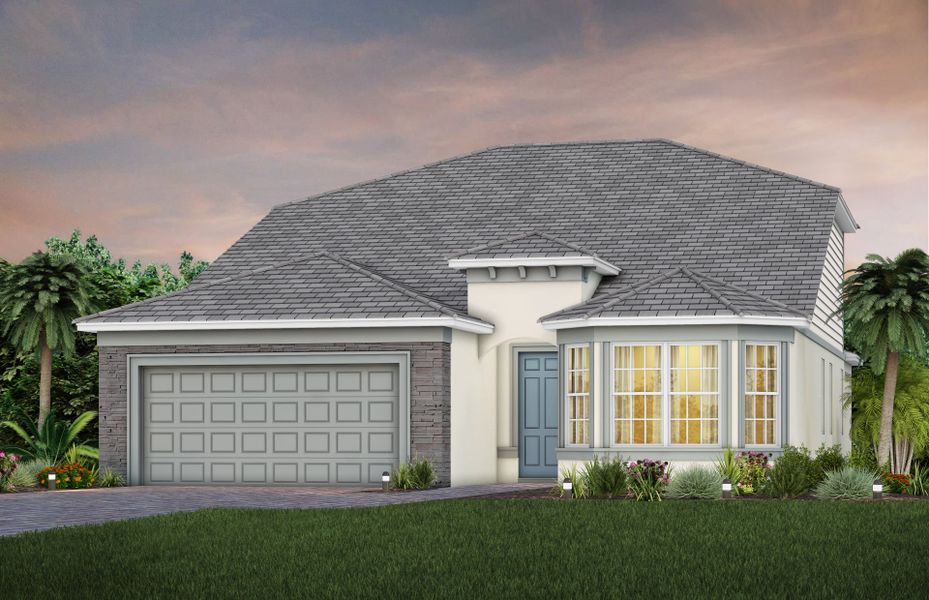 Exterior FM3 with stone