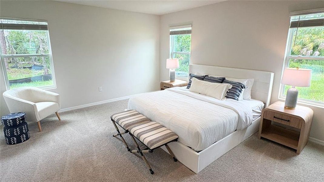 Furnished interior view inside a new home in Oakfield Lakes, Parrish (Image 9). Furnished interior view inside a new home in Oakfield Lakes, Parrish (Image 9).