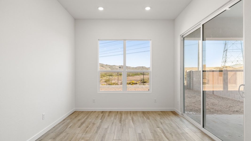 Spacious, unfurnished interior of a new home in The Ridge at Stone Butte, Phoenix (Image 24).