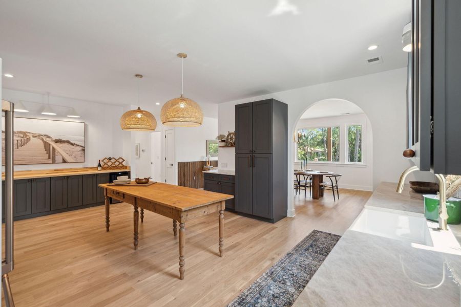 Furnished interior view inside a new home in , Folly Beach (Image 18).